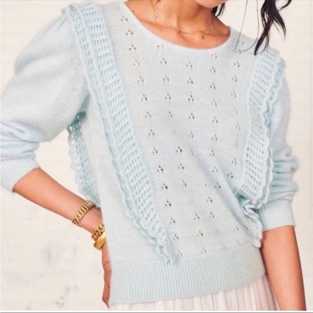 Trade/sell Loveshackfancy Jasmine Sweater XS EUC🦄🌈🌺 - Picture 5 of 8